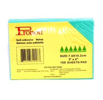 Giấy giao việc 4 màu 3×4 (76×101mm)